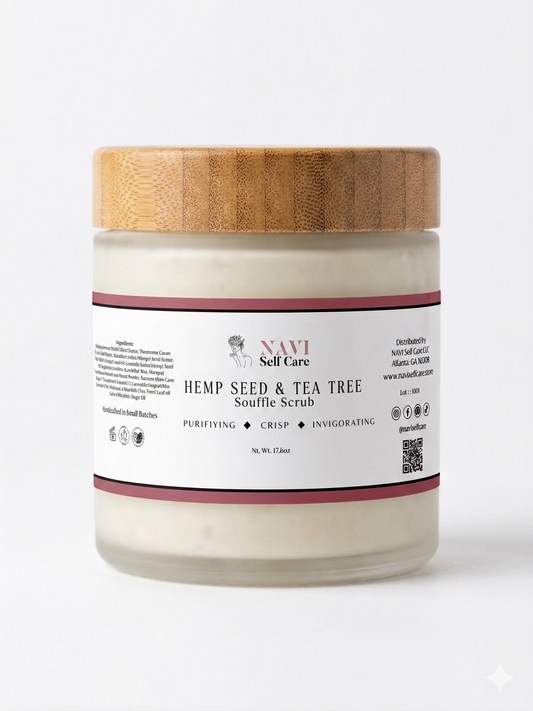 Hemp Seed & Tea Tree Souffle Scrub