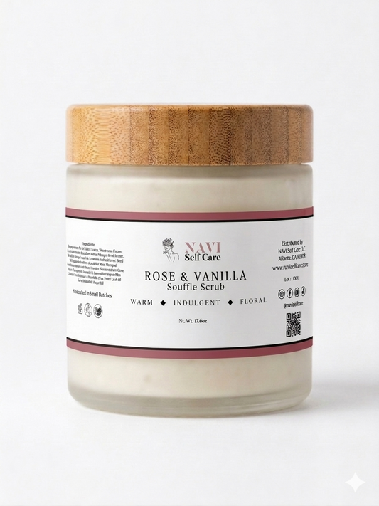 Rose & Vanilla Body Souffle Scrub